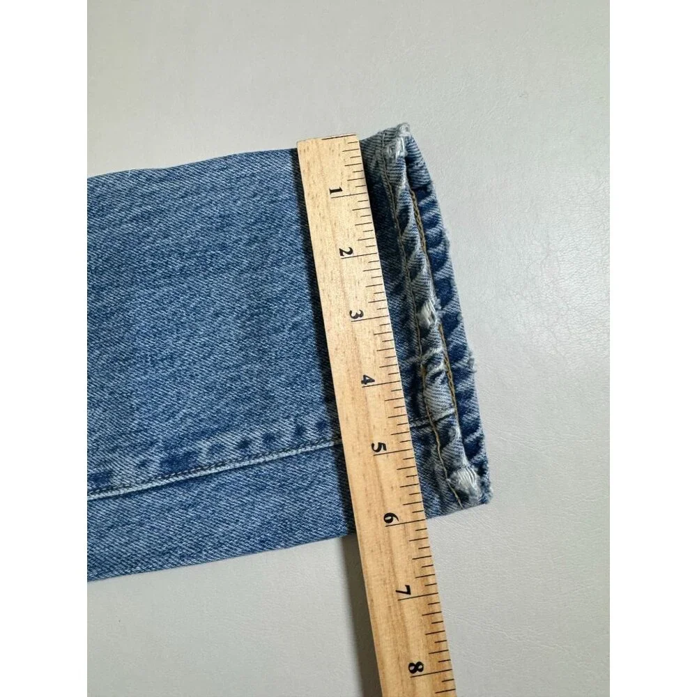 Slvrlake Roxy Jeans Women Size 26 Blue Denim Distressed High Rise Casual Cotton - Picture 9 of 16